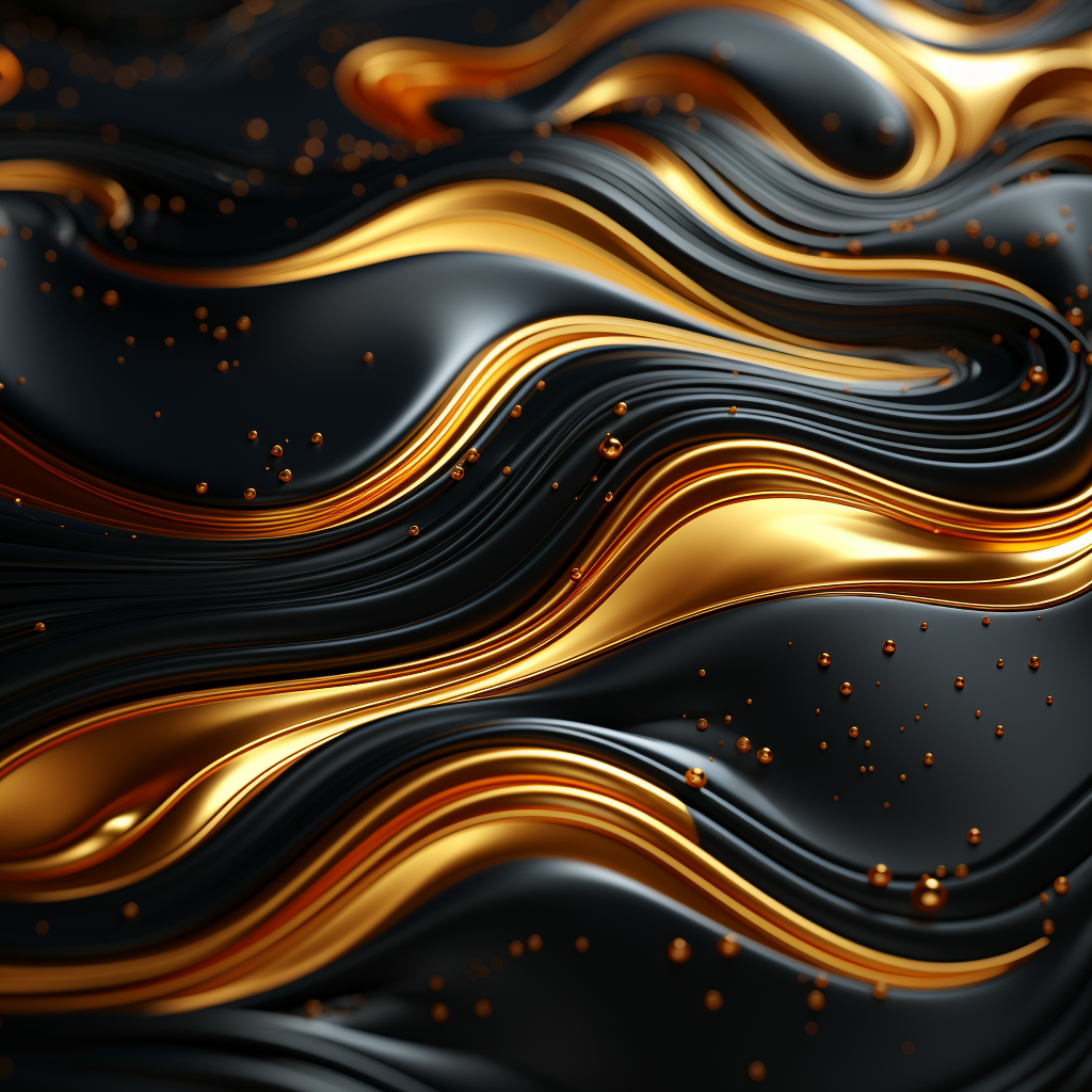 Black-and-golden-Wave-Sea-Background